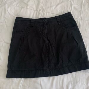 Black Cargo Skort